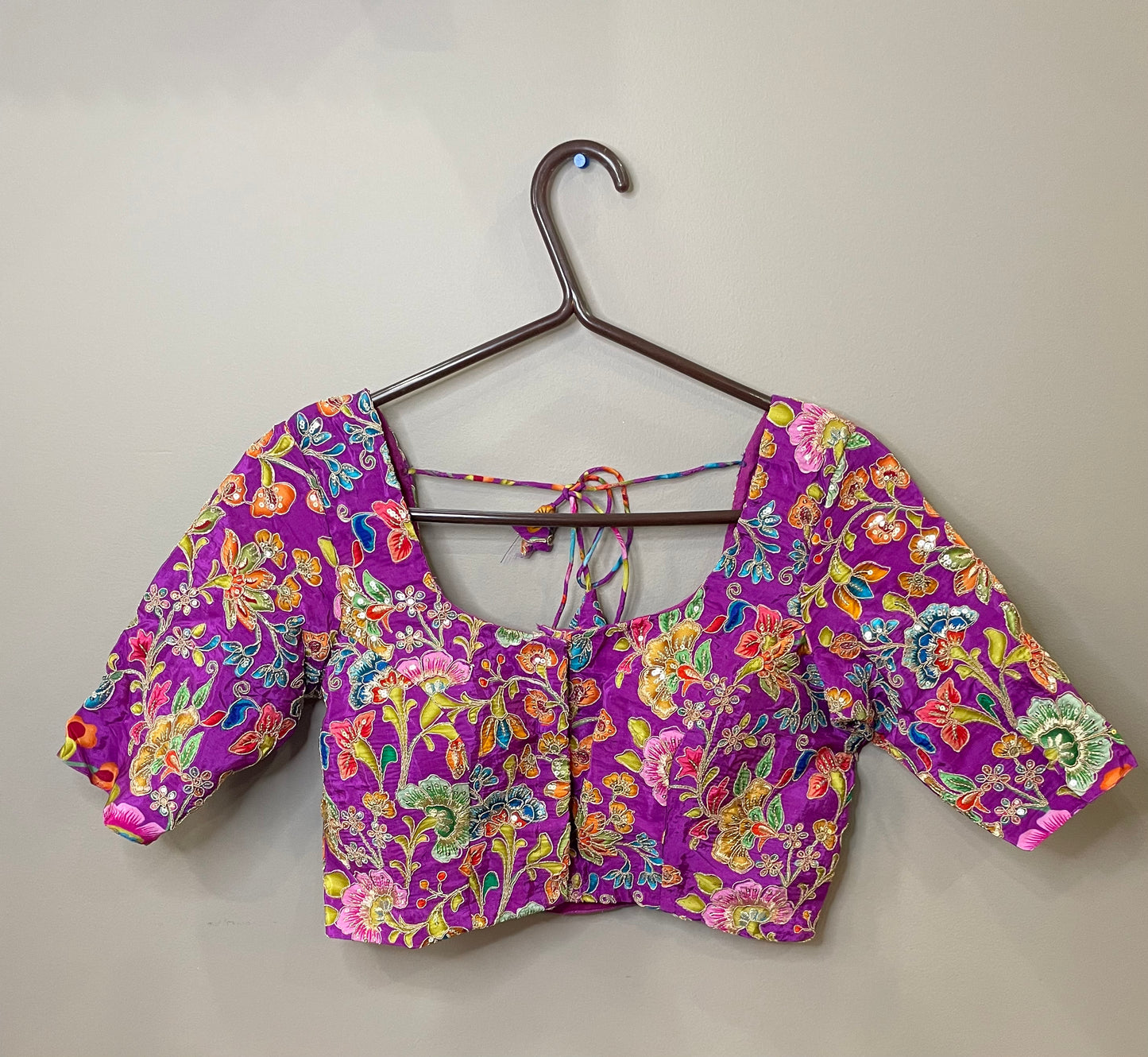 Stitched Position work blouse for sarees
