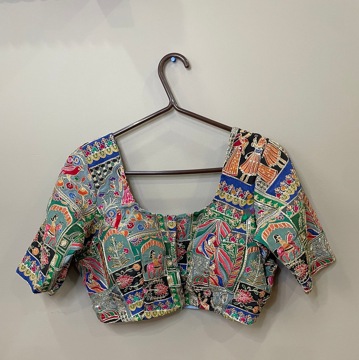 Stitched Position work blouse for sarees