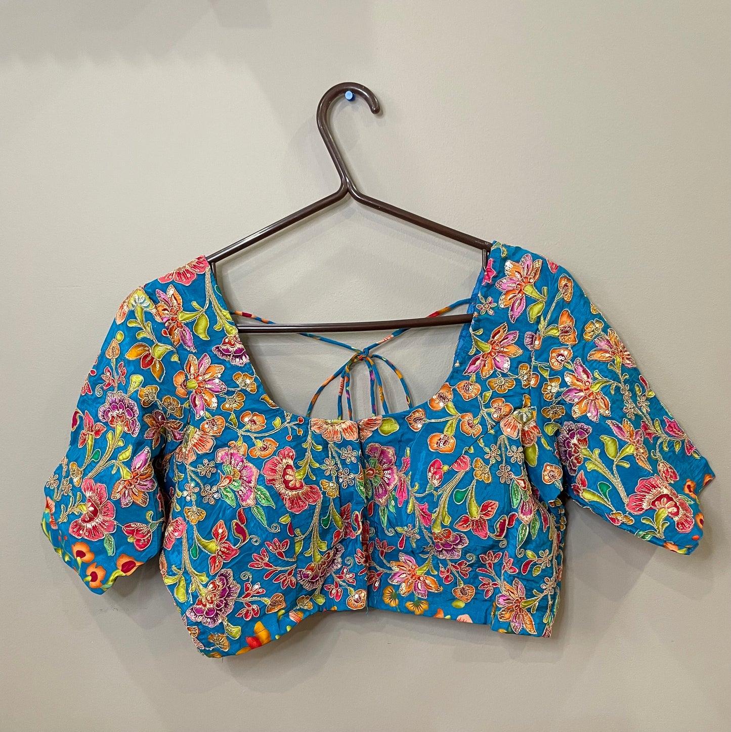 Stitched Position work blouse for sarees