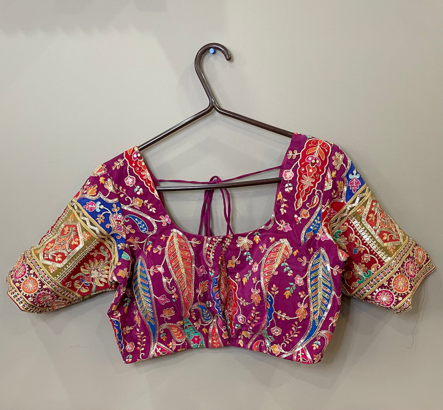 Stitched Position work blouse for sarees