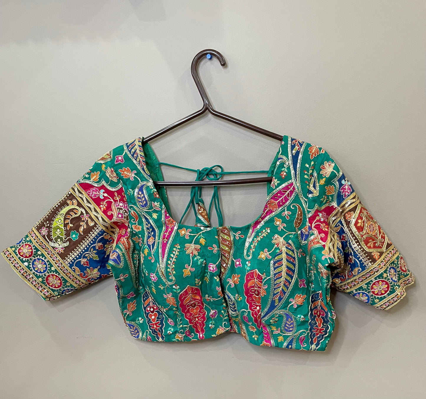 Stitched Position work blouse for sarees