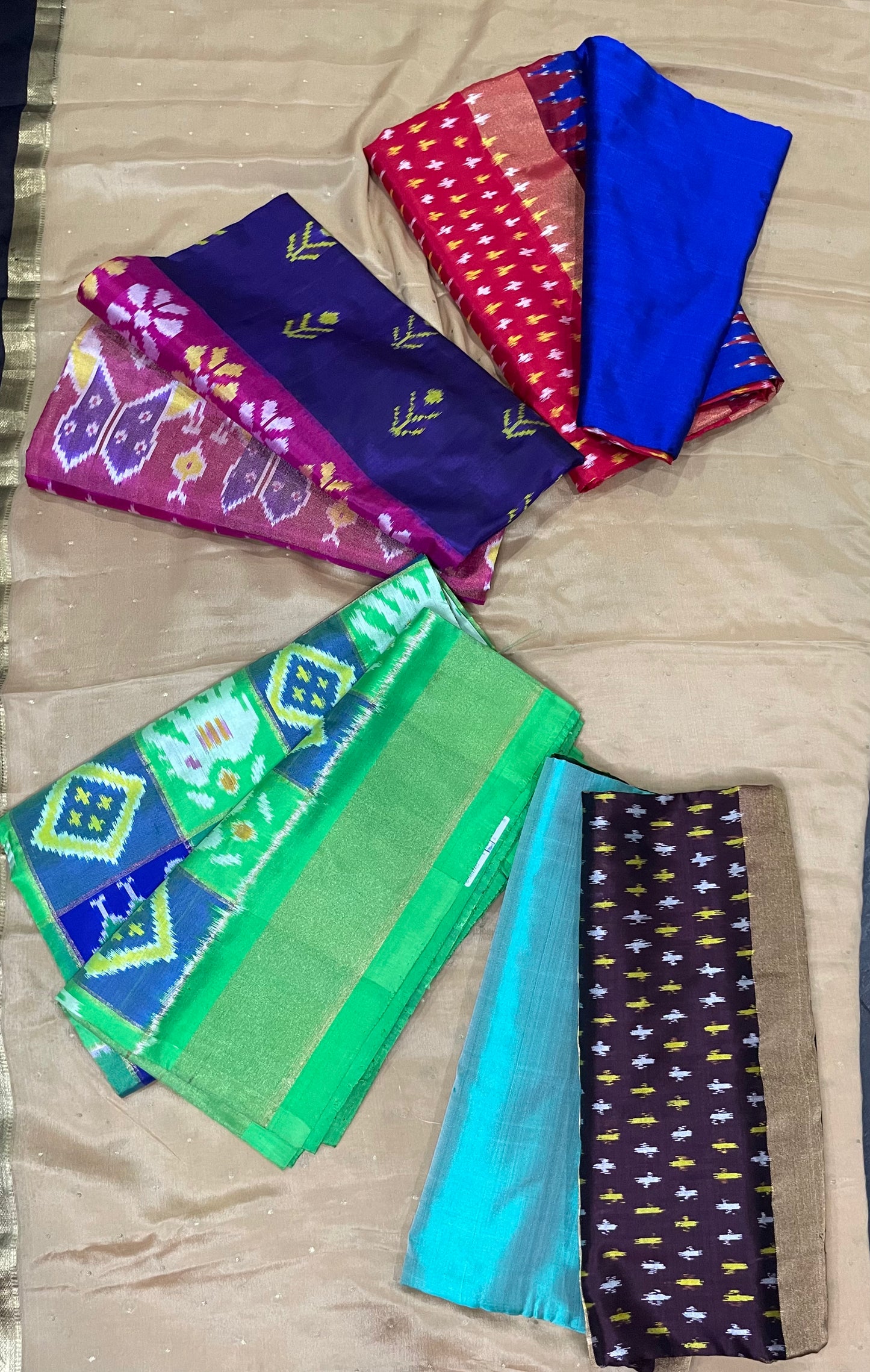 Pure silk Gadwal sarees