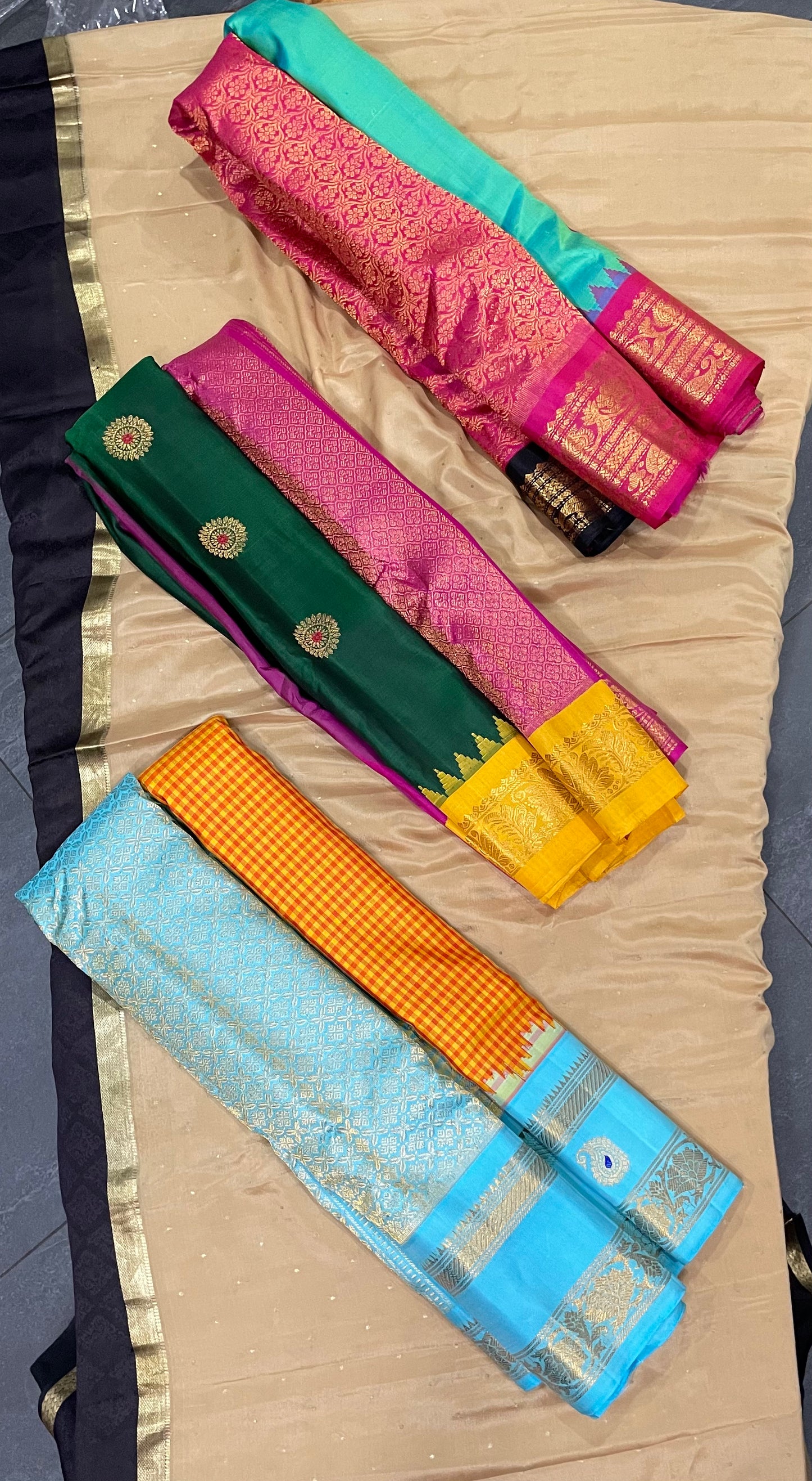 Pure silk Gadwal sarees