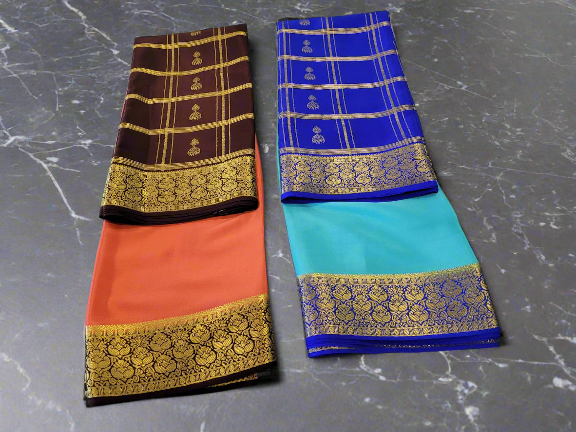 Mysore Saree - Small Double Sided Border