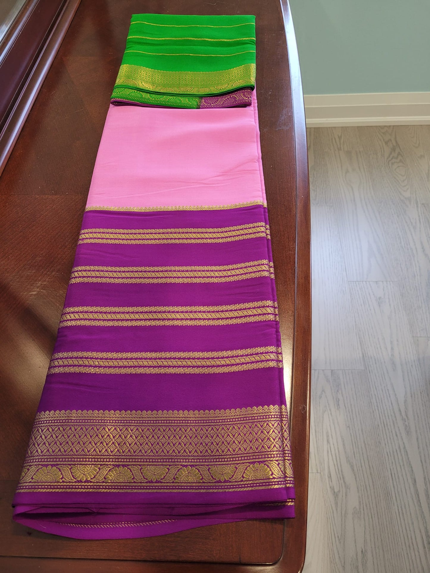 Mysore Saree - Double Sided lined border