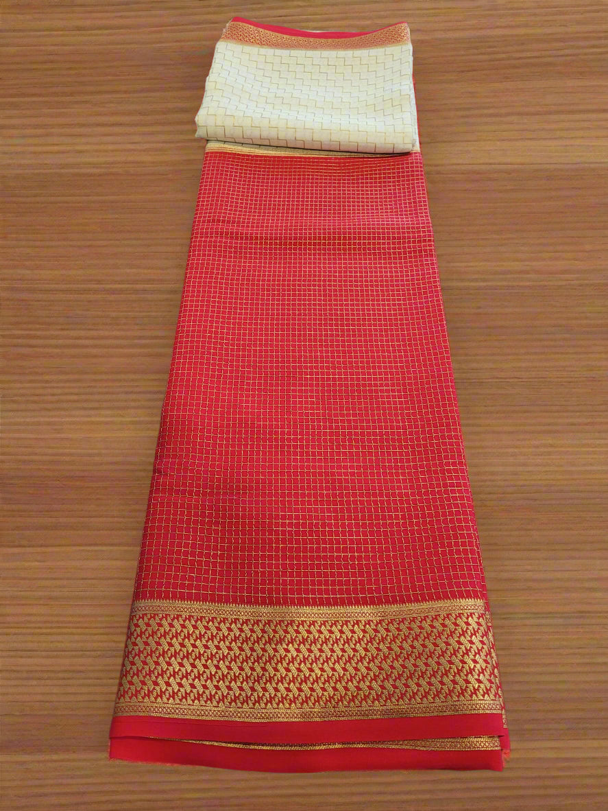 Mysore Saree - Small Double Sided Border