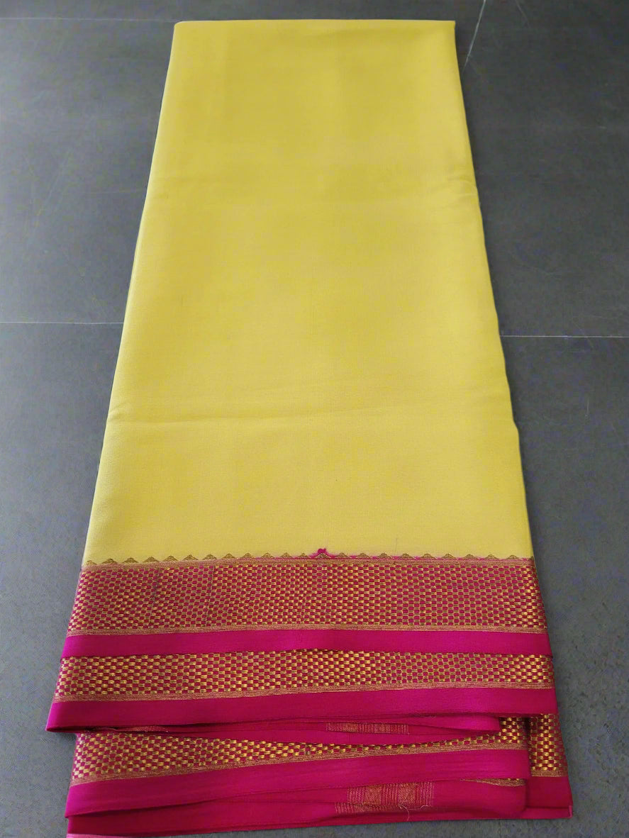 Mysore Saree - Small Double Sided Border