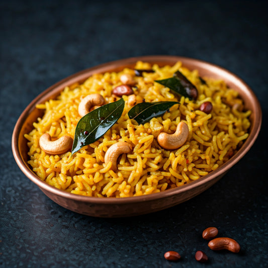 Puliyogare (Sweet-Tangy Rice)