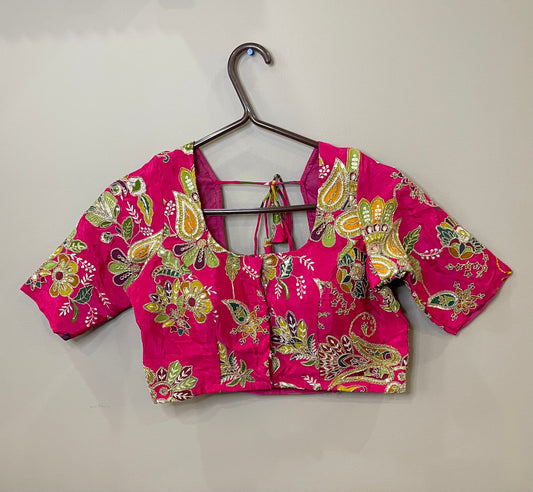 Stitched Position work blouse for sarees