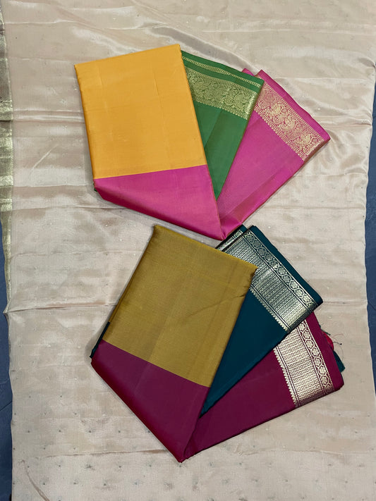 Mubbagam Pure Silk Saree