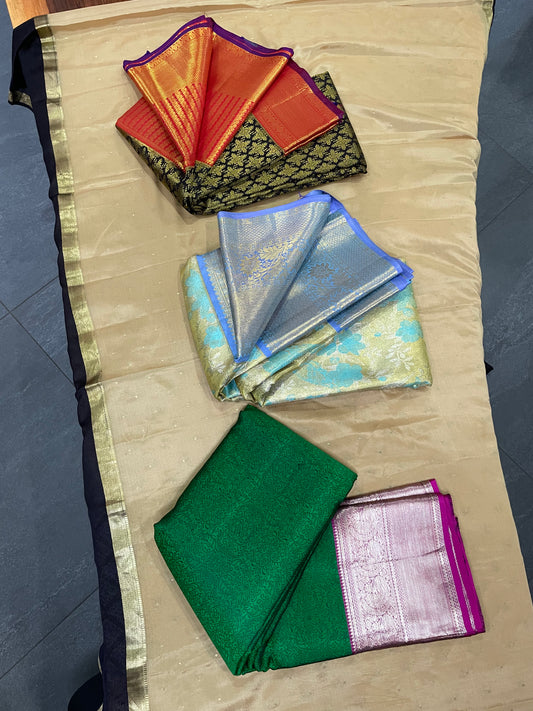 The Allure of Kanchipuram Tissue Silk Sarees