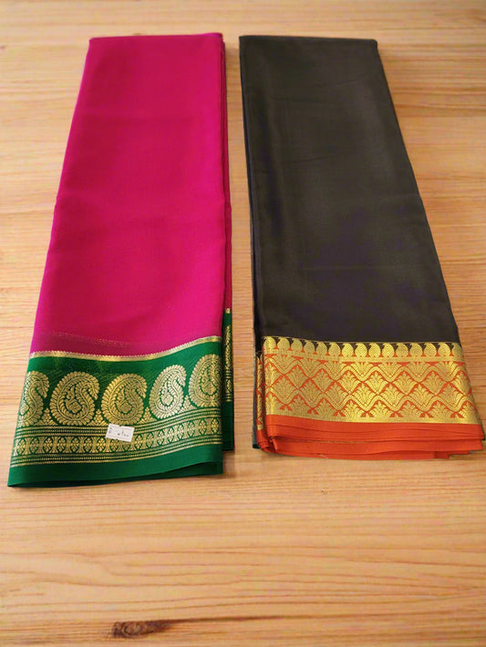 Mysore Saree - Double Sided Border